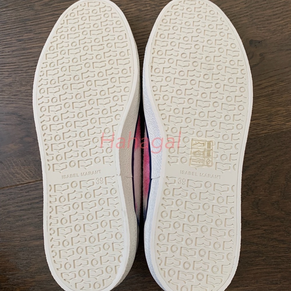 ISABEL MARANT Binkoo Ikat Canvas Sneakers - Picture 11 of 12